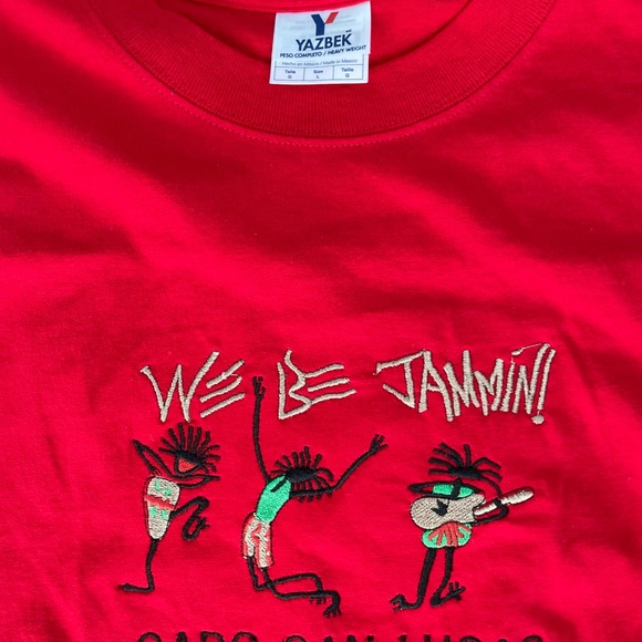 Red Cabo San Lucas We Be Jamming Bob Marley Vibe Shirt | Men Large - Picture 2 of 5